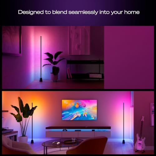 Philips Hue Play Floor Lamp, RGBWWIC LED, 53 Inch, 1-Pack, Black - Image 5