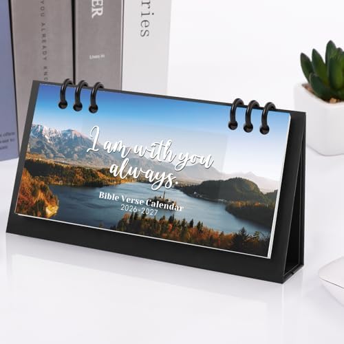 Small Desk Calendar 2026-2027, Bible Mini Desk Calendar (From May 2026 to December 2027) Flip Desktop Standing Calendar, Monthly Planner Cute Calendar, School Home Office Supplies, 6.3" x 3.1" - Image 7