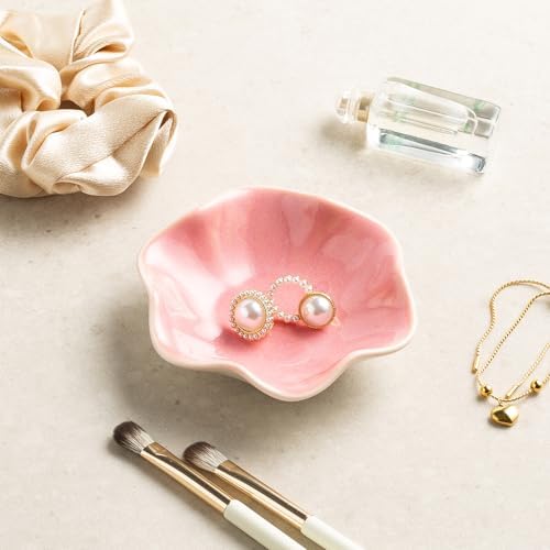 Ceramic Lotus Leaf Trinket Dish, Ring Holder for Jewelry - Image 3