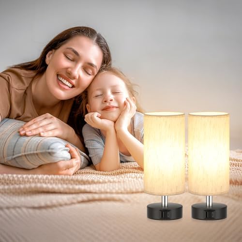 Small Table Lamps for Bedroom set of 2 - Touch Lamps with 3 Way Dimmable - Image 7