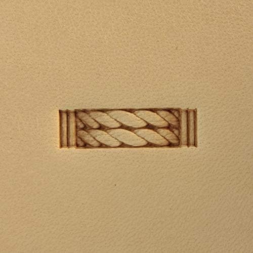 DandS ltd Leather Stamp Tool, Rope Knot, Professional Steel Craft Tool for Leatherworking, Embossing, Carving & Stamping Leather Projects, Belts, Wallets & DIY Projects Compatible with Mallet #193