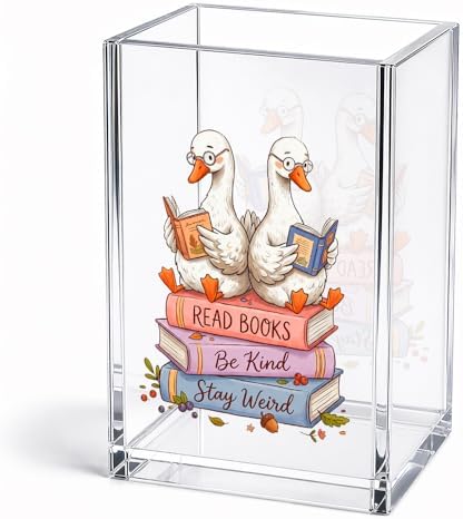 Funny Read Books Be Kind Stay Weird Pencil Holder Cup for Bookish by Unknown