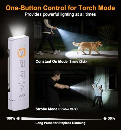 Gritin 2026 Gen 2 Rechargeable Book Light,2-in-1 Reading Light & Flashlight - Image 6