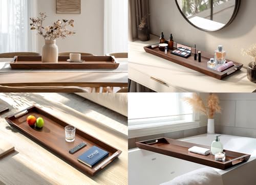 Acacia Wood Serving Tray, 36×12in Large Charcuterie Boards for Party - Image 5