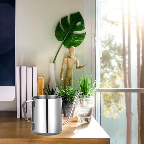 12 oz Small Watering Can Indoor Plants Stainless Steel Mini Watering Can - Image 6