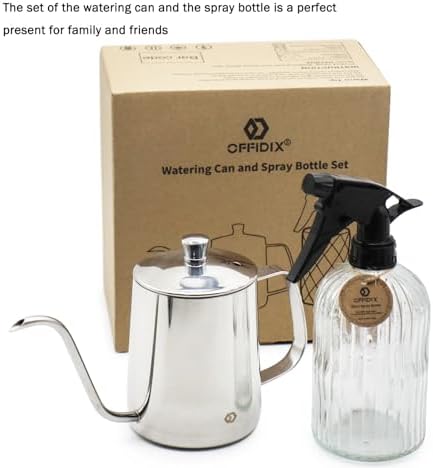 Watering Can for Indoor Plants, Silver Stainless Steel Watering Can 2 Pack - Image 5