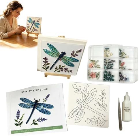 Watering Can Mosaic Art Kit, DIY Garden Craft Set for Adults and Beginners by Unknown