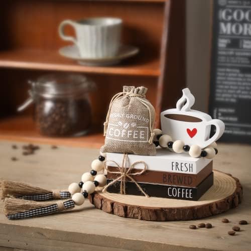 Coffee Bar Decor, 6 PCS Coffee Bar Sign Decorations Coffee Station Decor - Image 6