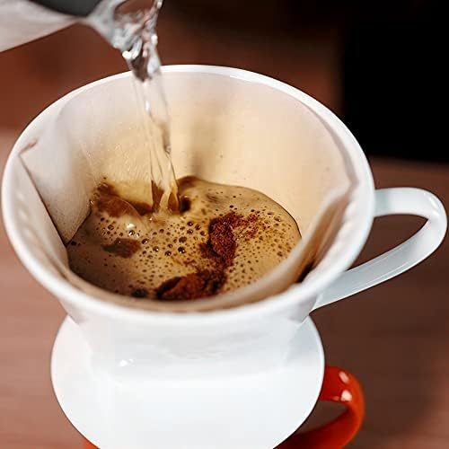 Pour Over Ceramic, Coffee Dripper Ceramic Coffee Maker,White - Image 4