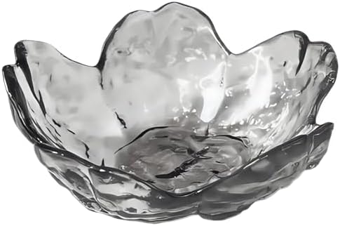 Black Crystal Flower Jewelry Ring Dish, Clear Trinket Bowl, Cute Nightstand Decor Ring Holder for Women, Home Decor Gifts for Women, Wedding, Birthday, Mother's Day - Image 2