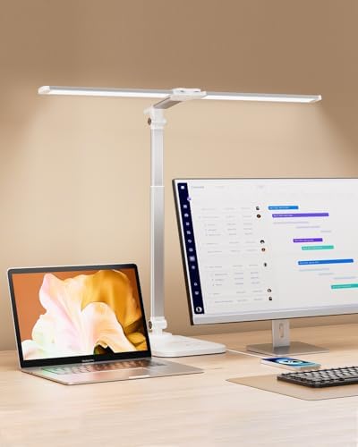 LED Desk Lamp for Home Office, Height Adjustable Architect Desk Light by CHARYJOD