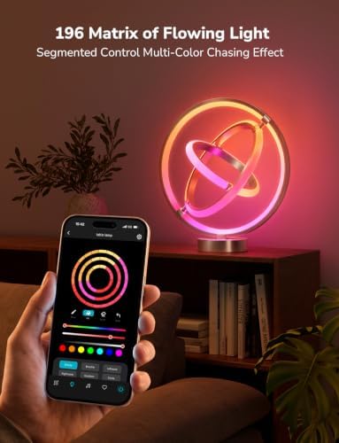 Lepro TB1 AI Smart Table Lamp, RGB+IC Addressable Color Changing Desk Lamp - Image 5