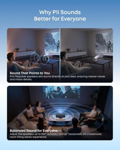soundcore Nebula P1i Portable Projector with Flippable Speaker - Image 3