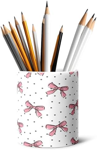 Ceramic Pen Holder Desk Accessories Brush Holder Pencil Holder Organizer by Unknown