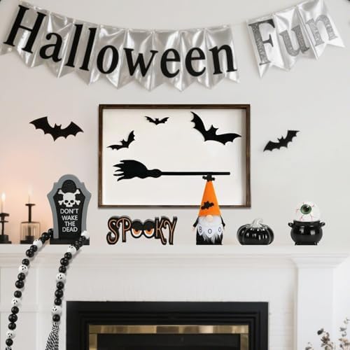 Halloween Decorations for Home Office 6PCS Tiered Tray Decor - Image 6