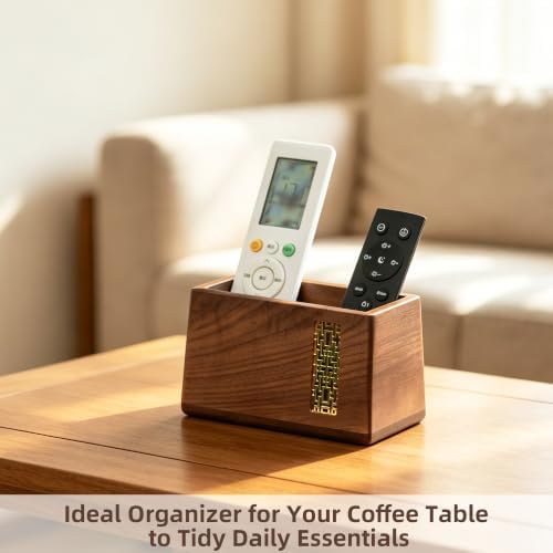 Pen Holder for Desk, Solid Wood Desk Organizer for Office - Image 5
