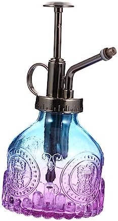 Vintage Glass Watering Can with Head Plant Mister Bottle for Succulents Flowers Bonsai Elegant Decor by ROMISBABA