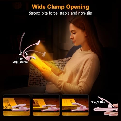 Gritin 19 LED Rechargeable Book Light for Reading in Bed - Image 7