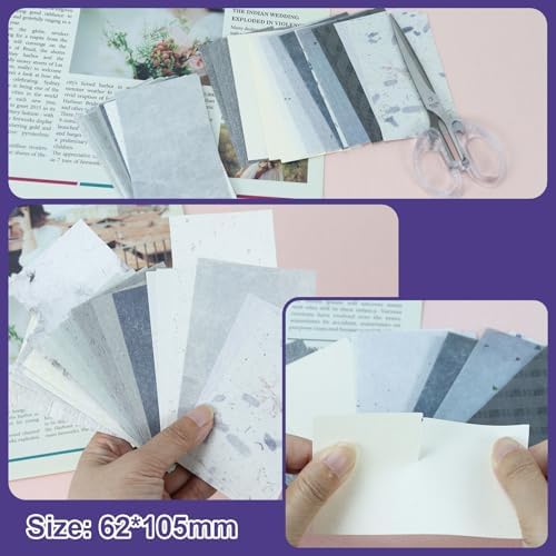 Koqye 215PCS Scrapbook Paper Pack & Junk Journal Kit (Mystic Amethyst) - Image 5