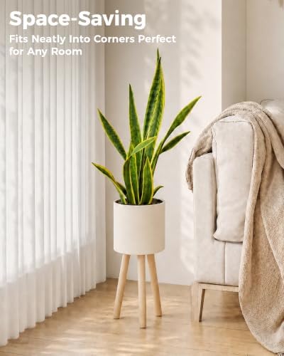 Bamworld Single Plant Holder for Indoor Plants Metal Planter Stand 6.9in - Image 5