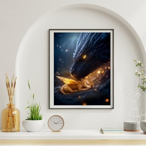 BYGFHLYW 5D Dragon Diamond Painting Kits for Adults, Diamond Art Kits - Image 5