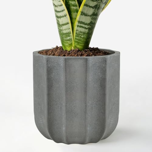 12 Inch Pots for Plants, Large Ceramic Planter with Drainage Hole by AvyraVelen