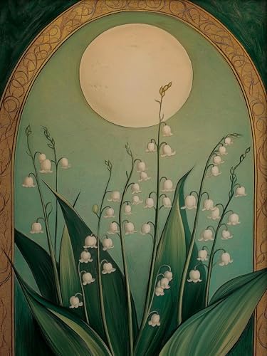 Diamond Art Kits for Adults, Flowers Diamond Art Painting Kits for Adults by croshom