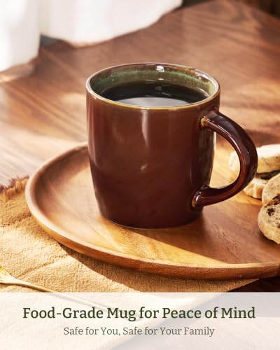 famiware Coffee Mugs Set of 8, Milkyway 13 oz Ceramic Cup Set with Handle - Image 2