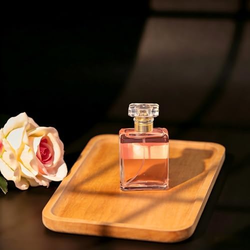 Small Acacia Wood Serving Trays, Rectangular Wooden Platters - Image 3