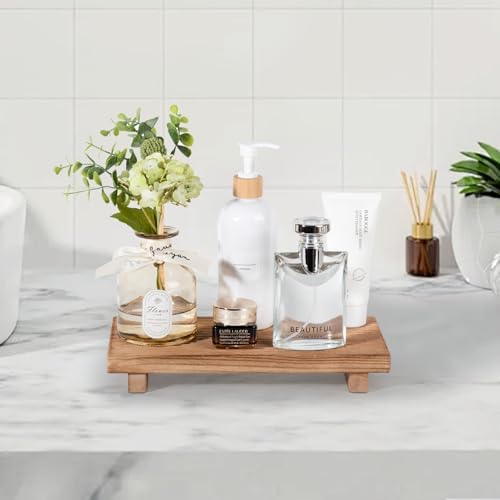 Bathroom Tray Farmhouse Decor Kitchen Soap Holder, 11" * 5.5" Brown - Image 7