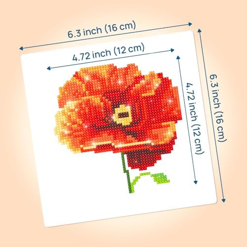 LuwoArte 16 Pack Flower Garden Diamond Art Kits for Adults Beginners - Image 3
