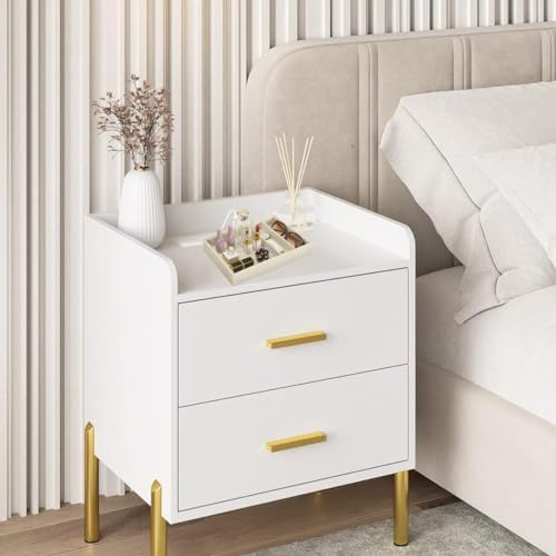 Bedside Organizer - Multi-use Nightstand & Desk-top Catchall Tray for Jewelry, Sunglasses, Phone, Watch, Perfume, Lipstick (Beige 3Grid) - Image 3