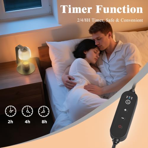 Candle Warmer Lamp, Timer & 4-Level Dimmer, Minimalist Design - Image 5