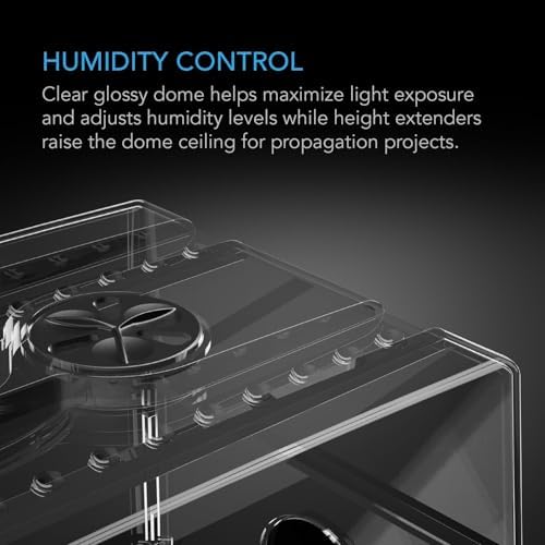 AC Infinity Humidity Dome 5x8, Heavy-Duty 3mm Seed Starter Propagation Kit - Image 4