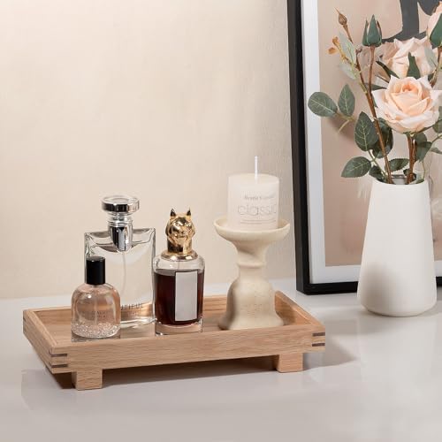 Decorative Tray Farmhouse Decor Wood Soap Holder, 10.8 * 5.3 Brown - Image 2