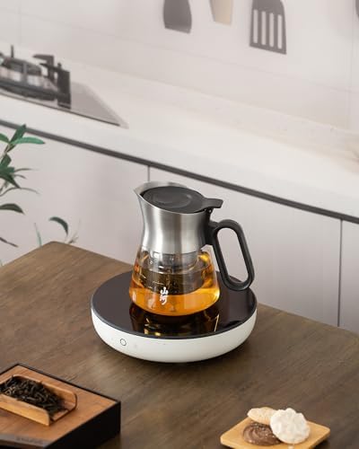 ZENS 23oz Small Glass Teapot with Infuser For Loose Leaf Tea Steeper - Image 6