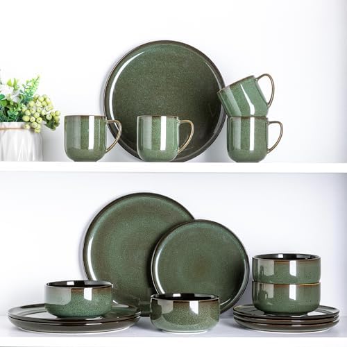 LERATIO Ceramic Coffee Mugs Set of 6,12oz Handmade Coffee Mugs Set - Image 7