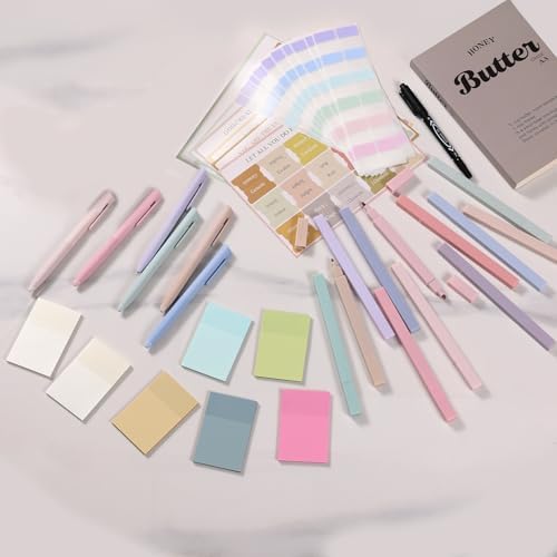 XKDOUS 44 Pcs Bible Study Supplies Journaling Kit, Bible Highlighters, Pale - Image 7