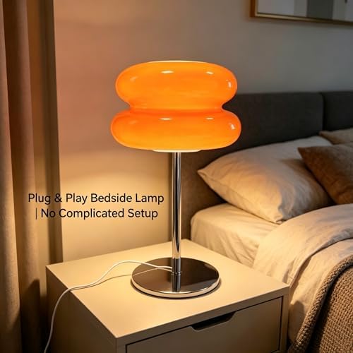 Mid Century Modern Nightstand Table Lamp for Bedroom - Image 2