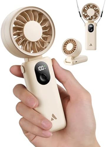 Aecooly Mighty Portable Handheld Fan | 26H Max Cooling | 3 Flexible Modes by Aecooly
