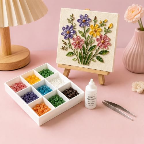 Sea Glass Ocean DIY Kit | Seaglass Mosaic Art Craft Kits for Adults - Image 3