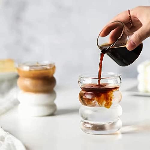 Ework4U 2 Pcs Drinking Glasses with Bamboo Lids and Glass Straw 14oz Glassware Set,Cocktail Glasses,Iced Coffee Glasses,Beer Glasses,Ideal for Water,Soda,Tea,Gift - with Cleaning Brushes - Image 6