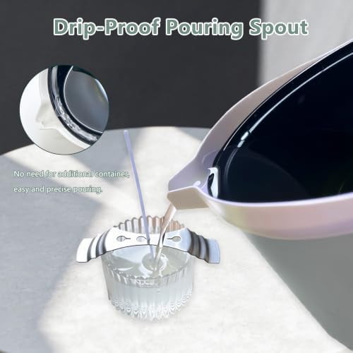 GUILOPOER Wax Melter with Pour Spout, Candle Making Kit for Adult Beginners, 1.5L Large Capacity, for Making Candles and Soaps, Kit Includes Wax Melting Pot(Green) - Image 3