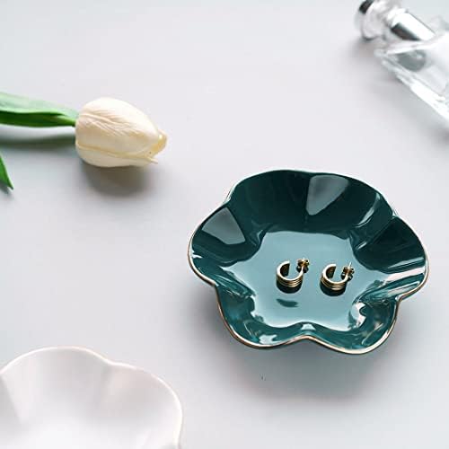 HANKOR Jewelry Dish Tray, Ceramic, 4.7 inch, Green - Image 2