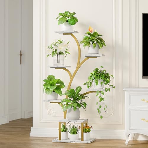 BACEKOLL Plant Stand Indoor with Grow Light, 7 Tier 49" Lighted Plant Shelf - Image 5