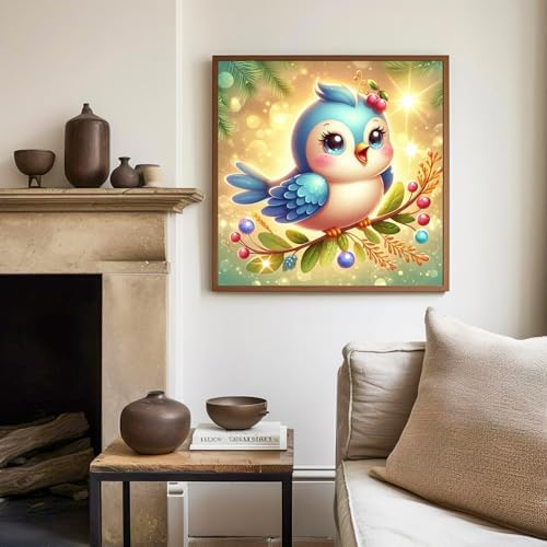 Bird Paint by Numbers Kit for Kids, 8x8 inch - Image 3