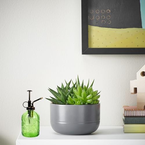 11.8 oz Glass Leaf Print One Handed Watering Can - Image 2