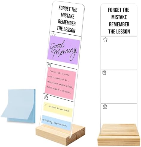 Computer Monitor Memo BoardHoldIForget The Mistake Remember The Lesson Logo Decor Monitor Message Board Sticky Notes for Send Family Members Office Friends and Colleagues Gifts by HTBIG