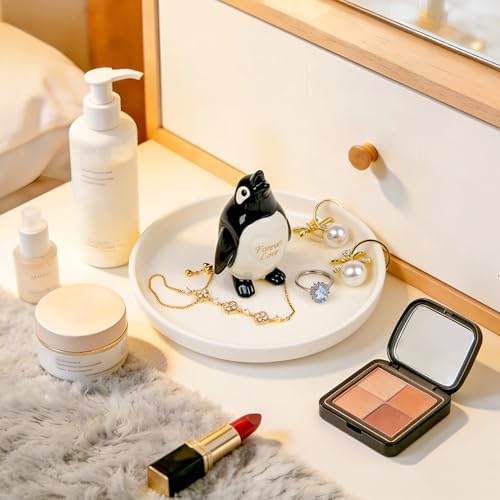 Penguin Ring Holder for Jewelry "Forever Love" Gifts for Wife/Girlfriend - Image 4