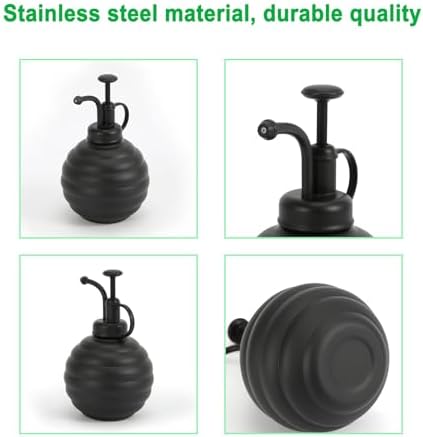 Plant Mister Spray Bottle, 500ml/17oz, Vintage Style Water Sprayer (Black) - Image 3